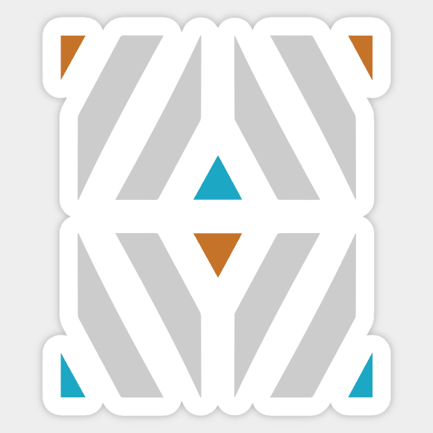 Futuristic pyramid shapes Light Sticker by diplikaya